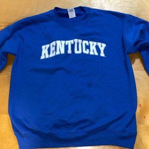 Unisex Blue Kentucky Crew Neck Sweatshirt